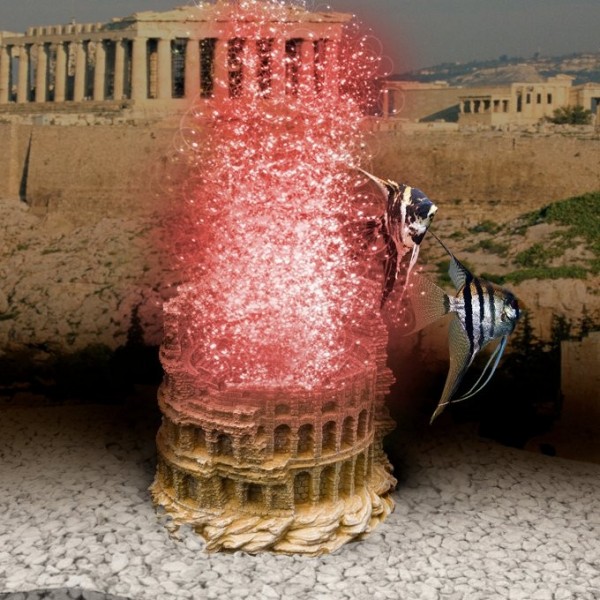 acquari con bollicine aria areatore scenografico per acquari