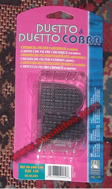 Ricambio carbone per filtro duetto Cartucce ricambio carbone per filtro duetto