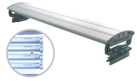 Plafoniere Per Acquari Aperti : Plafoniere alluminio acquari aperti cm watt t